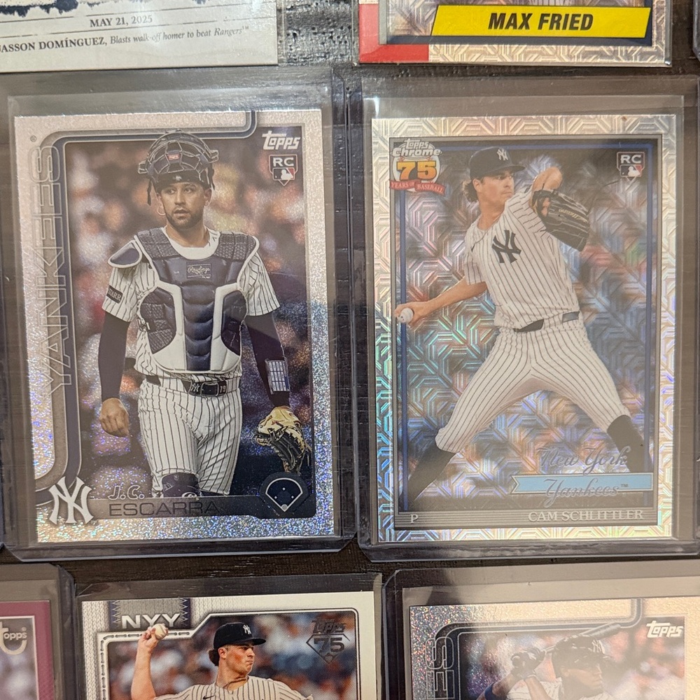 Don Mattingly Auto to 32 w Yankee Lot Baseball Sportscards Trading Panini 
Topps - Picture 7 of 15